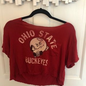 Ohio State Cropped Tee
